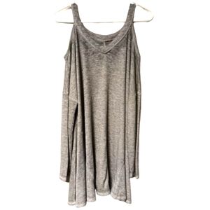 Woman Within Cold Shoulder Tunic with V neck/ Nwnt